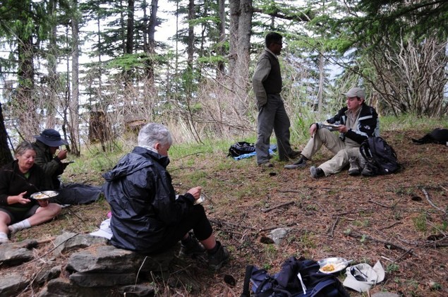 Dernier déjeuner dans la montagne