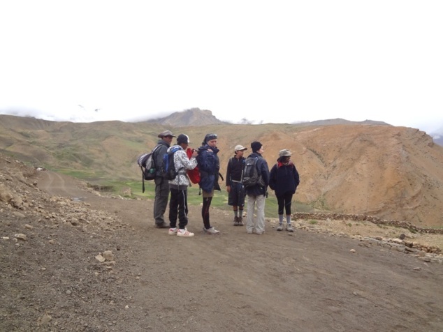 Départ du trek vers Lhalung Départ du trek vers Lhalung