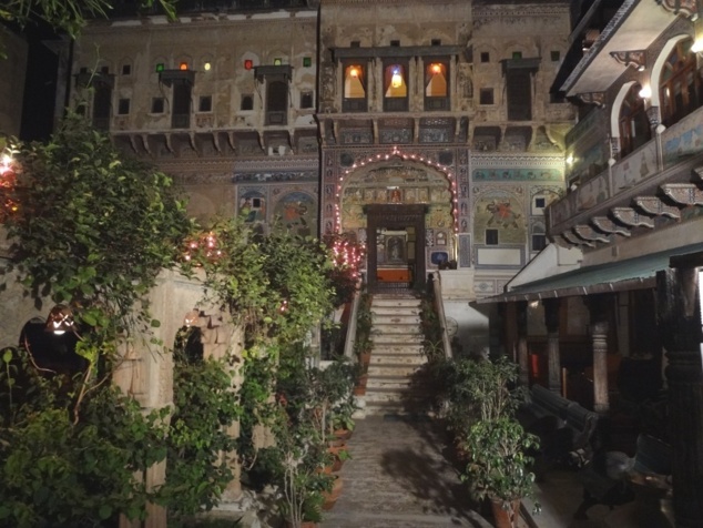 Notre hôtel : une ancienne haveli très romantique