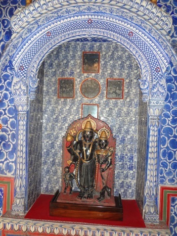 Vishnu et Lakshmi dans le Badal Vilas.