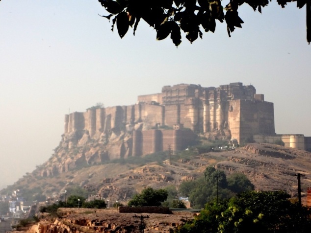La forteresse de Jodhpur. La forteresse de Jodhpur.