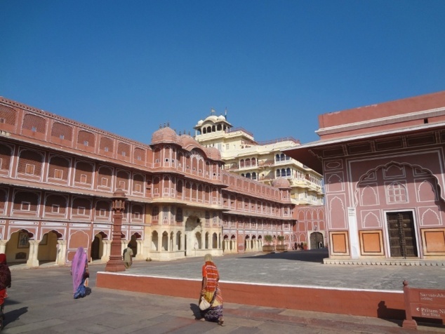 Le palais de Jaipur, le "City Palace". Le palais de Jaipur, le "City Palace".