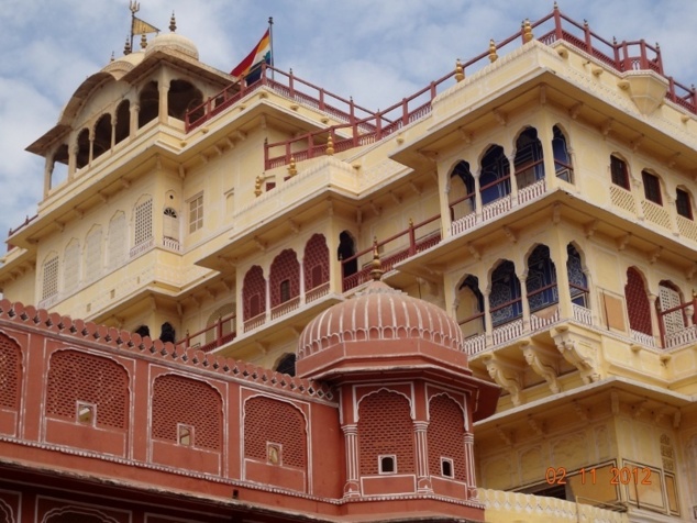 Le " Chandra Mahal ", résidence de la famille royale.