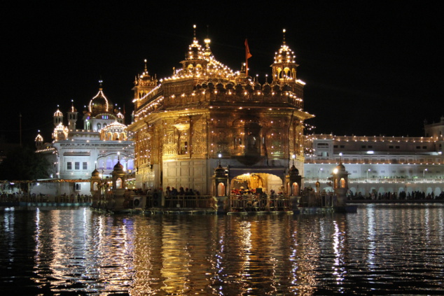 le Temple d'Or, le centre spirituel de la religion des Sikhs