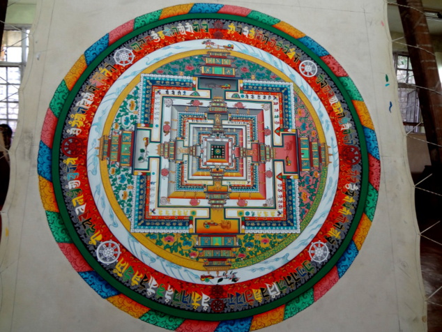 Un mandala, support pour la médiation Un mandala, support pour la médiation