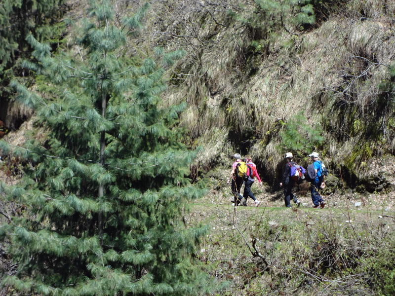 Randonnée en direction de Naggar